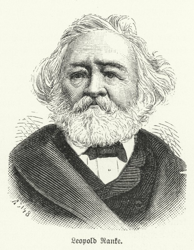 Leopold von Ranke, tysk historiker (litho) af German School