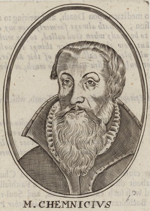 Martin Chemnitz, tysk luthersk teolog og reformator (gravering) af German School