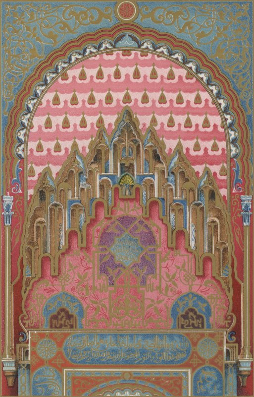 Maurisk arabesque af German School