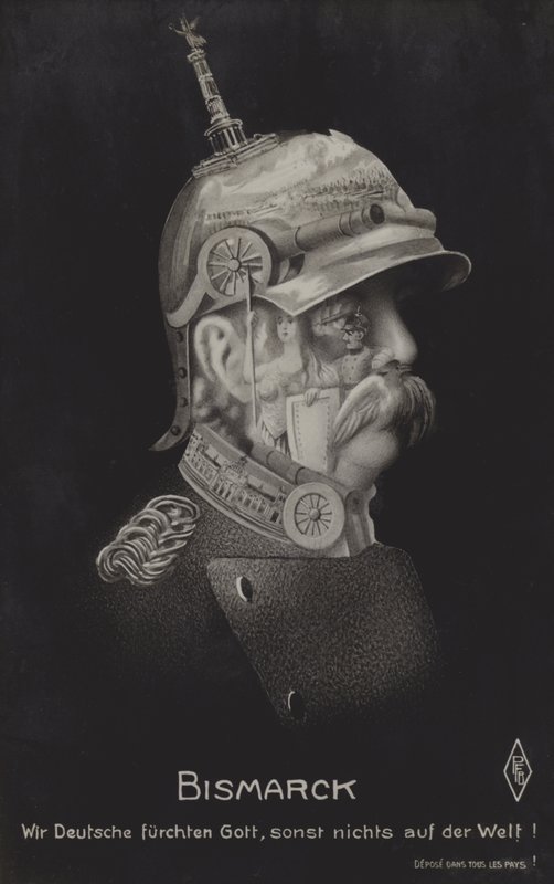 Otto von Bismarck, tysk statsmand (s/h foto) af German School