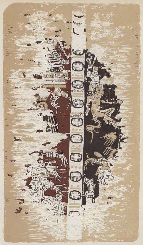Side fra Paris Codex, der skildrer Maya-astrologi af German School