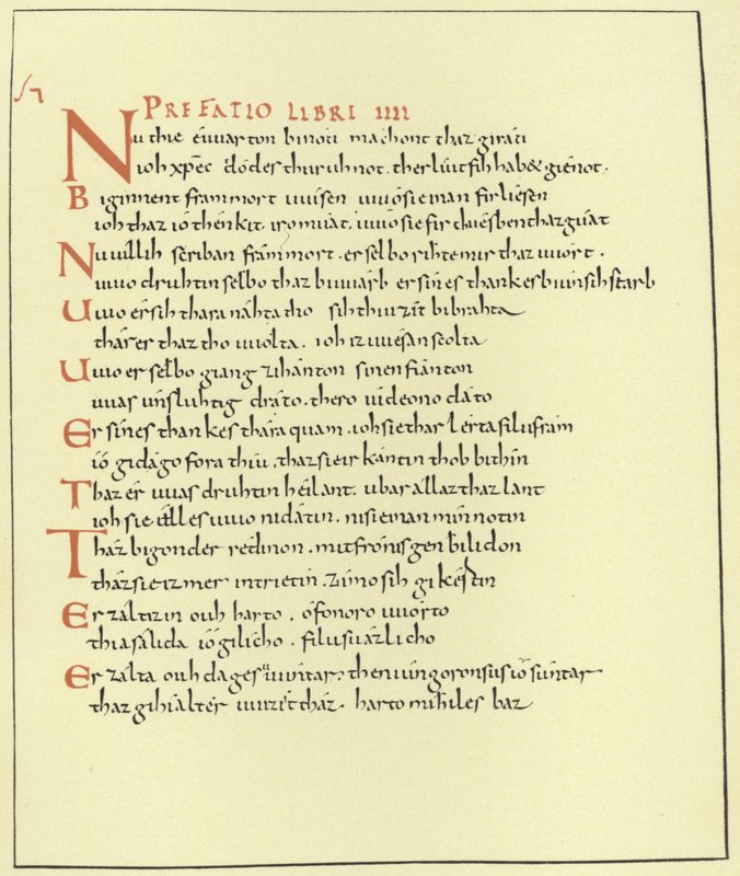 Side af Paraphrase de lEvangile af German School