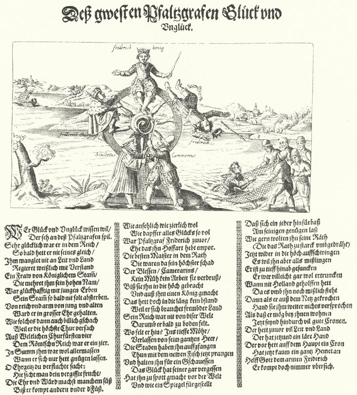 Pjece, der håner vinterkongen, Frederik I af Bøhmen, 1621 af German School