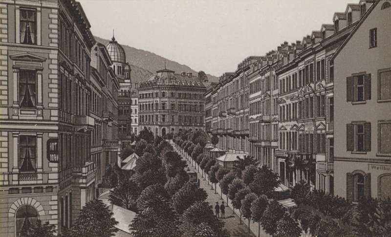 Parkstrasse (litho) af German School