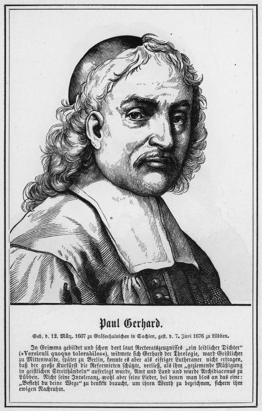 Paul Gerhard (gravering) af German School
