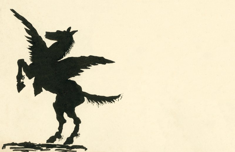 Pegasus (litografi) af German School