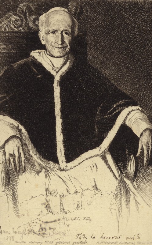 Pave Leo XIII af German School