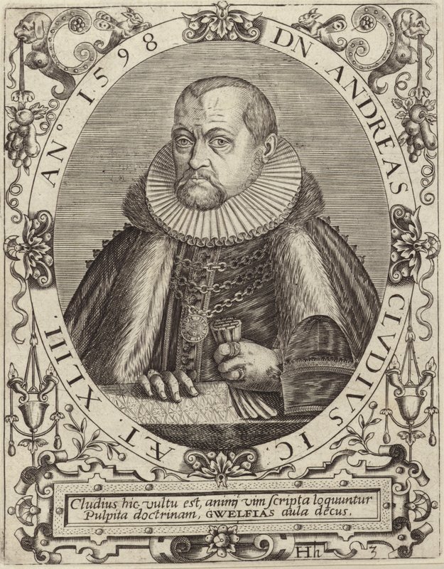 Portræt af Andreas Cludius af German School