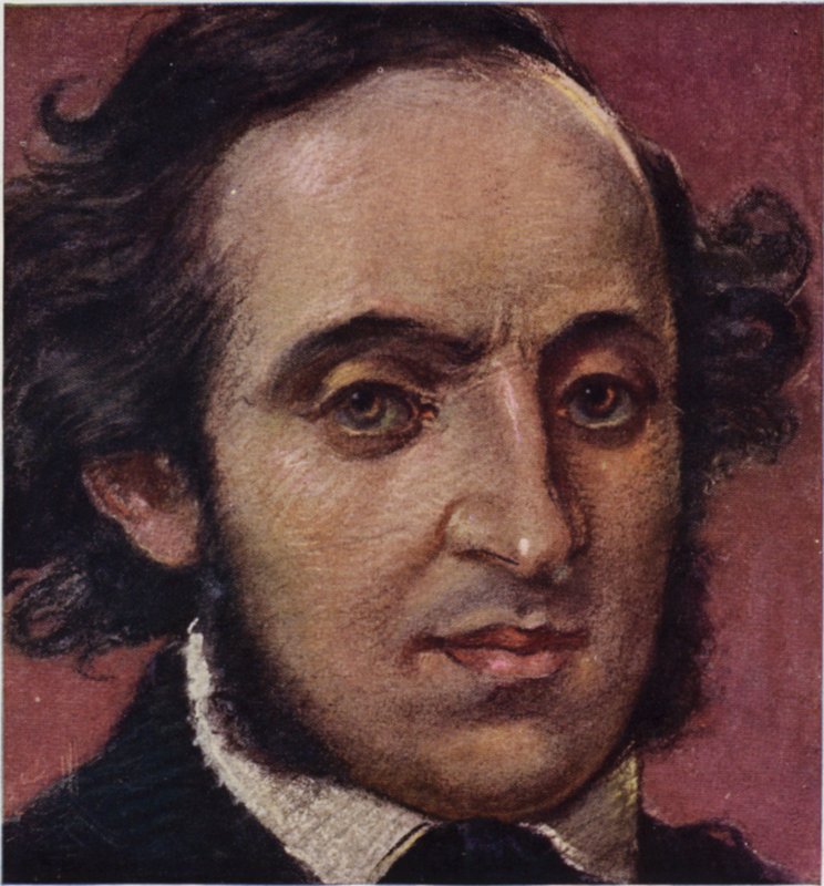 Portræt af Felix Mendelssohn af German School