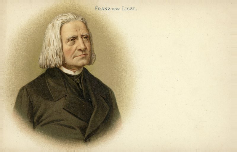 Portræt af Franz Liszt af German School