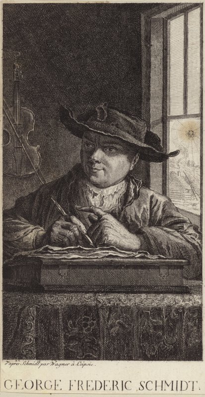 Portræt af George Frederic Schmidt af German School
