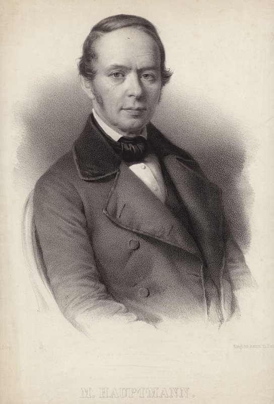 Portræt af Moritz Hauptmann af German School