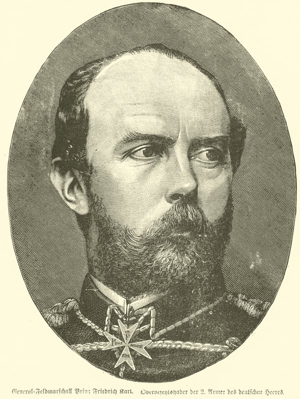 Prince Friedrich Karl of Prussia  af German School