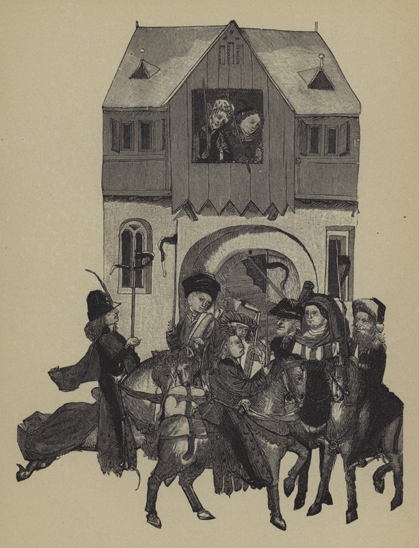 Procession om morgenen efter Frederik I