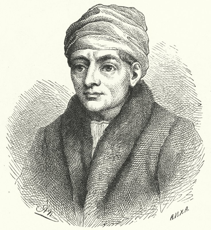 Regiomontanus, tysk renæssancematematiker og astronom (gravering) af German School