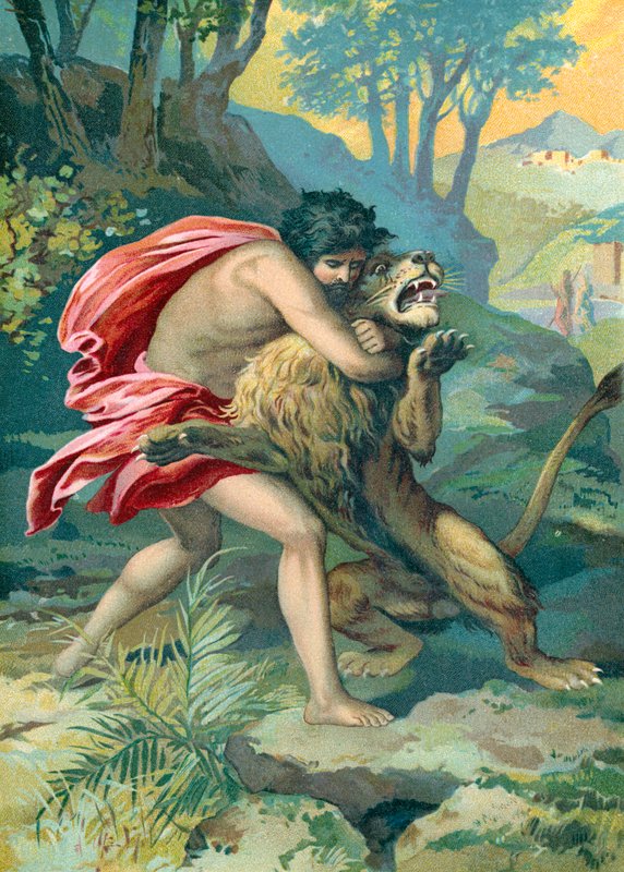 Samson og løven af German School