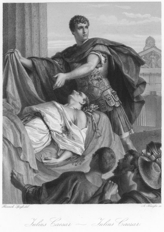 Scene fra Julius Cæsar af German School