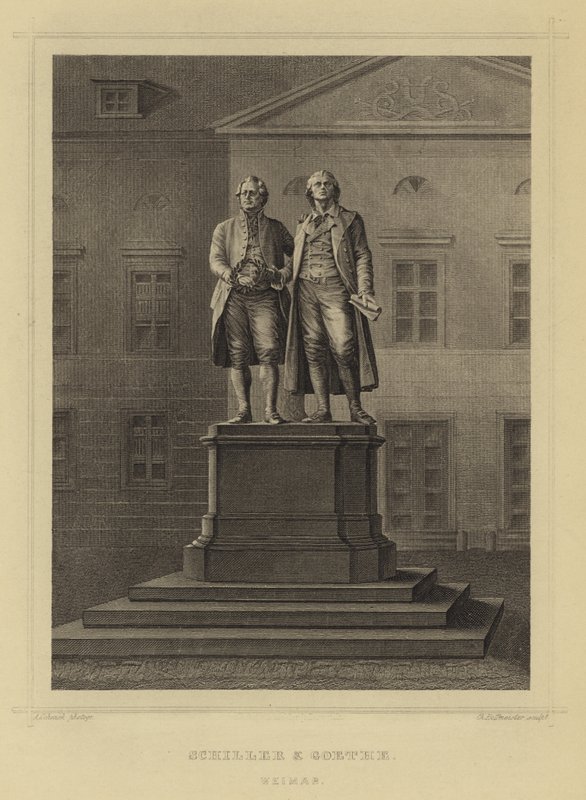 Schiller og Goethe, Weimar af German School