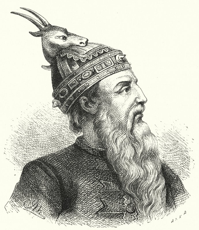 Skanderbeg, albansk adelsmand og militærchef (gravering) af German School