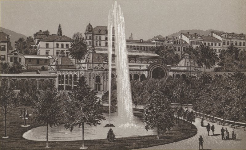 Stadtpark (litho) af German School