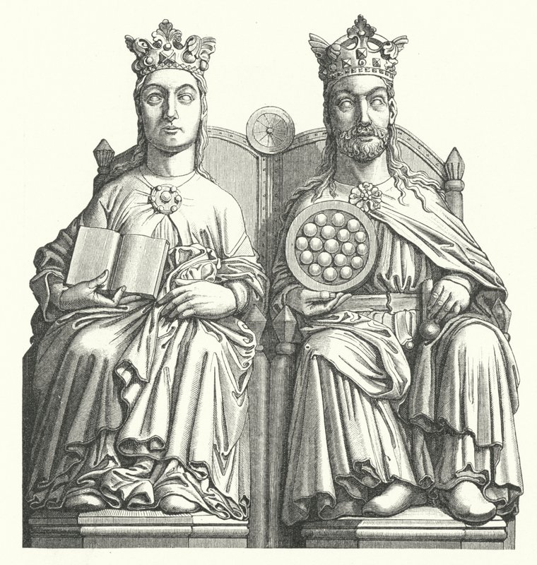 Statuer ved Magdeburg-katedralen kaldet 