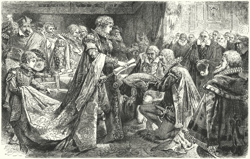Den hollandske adel før Margaret af Parma, guvernør i de spanske Nederlande, 1559 af German School