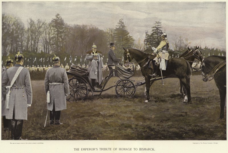 Kejserne hylder Bismarck af German School