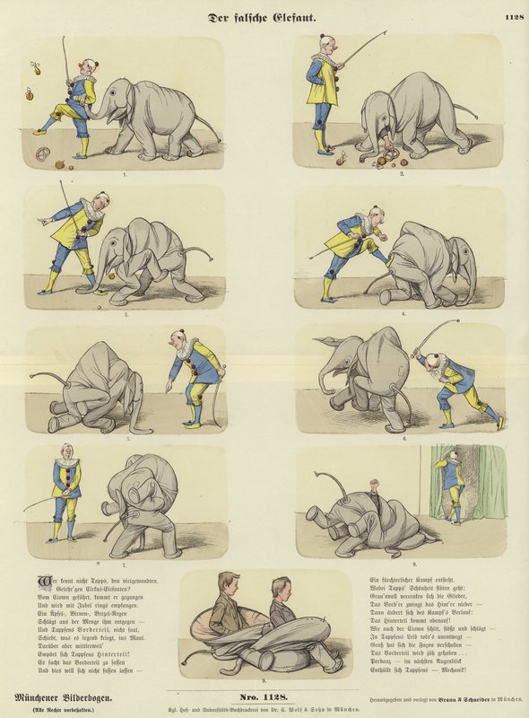 Den falske elefant af German School
