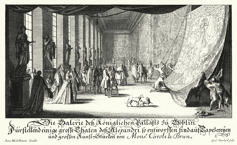 Galerie des Gobelins, Paris (gravering) af German School