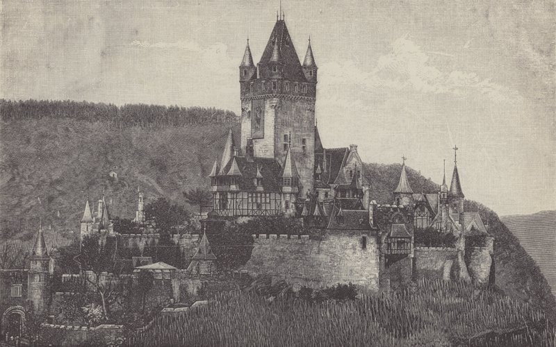 Det kejserlige slot, Cochem, Tyskland af German School