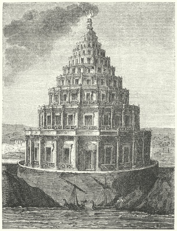Pharos i Alexandria, Egypten af German School