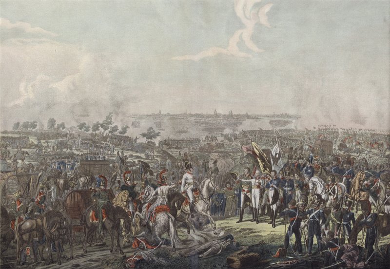 Prinsen af Schwarzenberg overbragte nyheden om sejren i slaget ved Leipzig til de allierede suveræniteter om aftenen den 18. oktober 1813 af German School