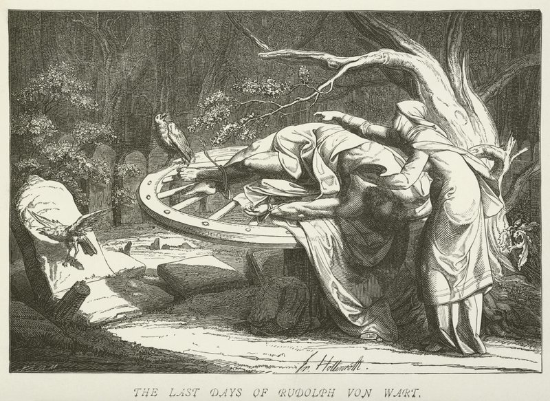 De sidste dage af Rudolph von Wart af German School