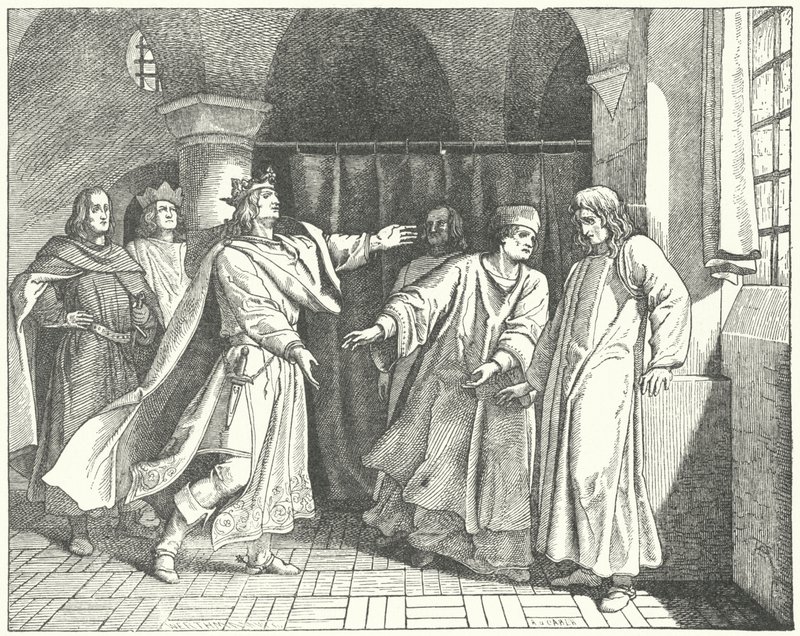 Forsoningen af Ludvig IV og Frederik den Skønne, rivaliserende krav på den tyske trone af German School