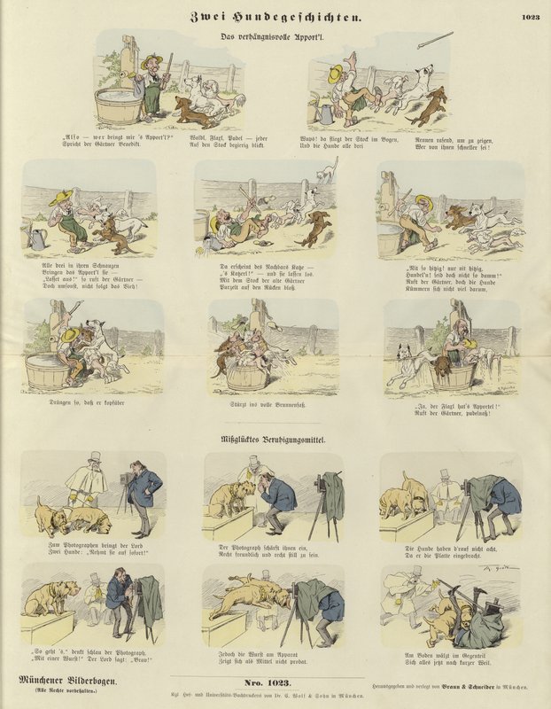 To Hundehistorier af German School