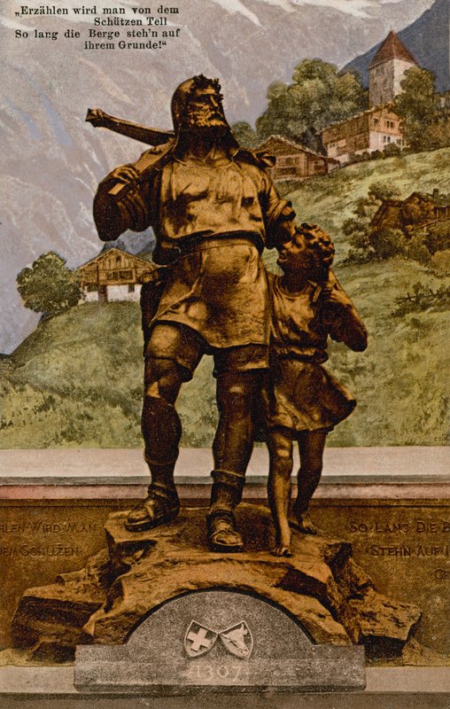 William Tell med sin søn af German School