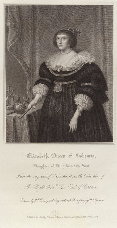 Elizabeth, dronning af Bøhmen af Gerrit van Honthorst