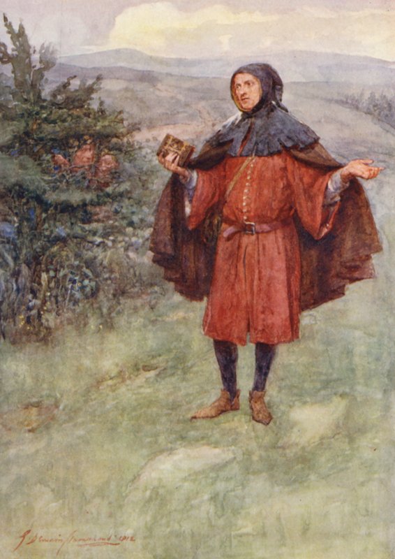 Shakespeare, Kong Henrik VI (farvelitografi) af Gertrude E. Demain (after) Hammond