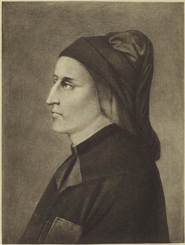 Dante Alighieri (fotogravure) af Giotto di Bondone