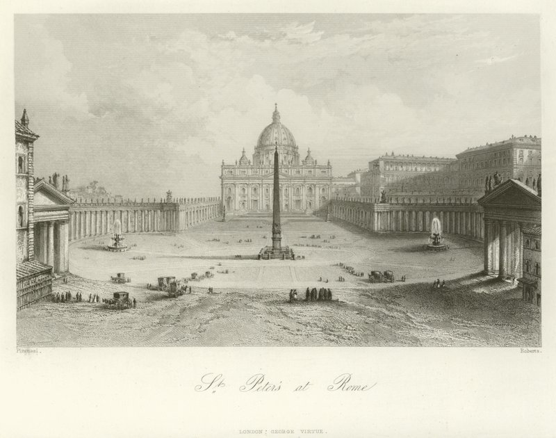 Peterskirken i Rom af Giovanni Battista Piranesi
