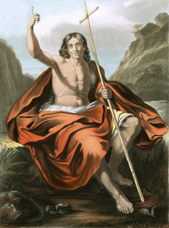 Johannes Døberen af Giovanni Francesco Barbieri
