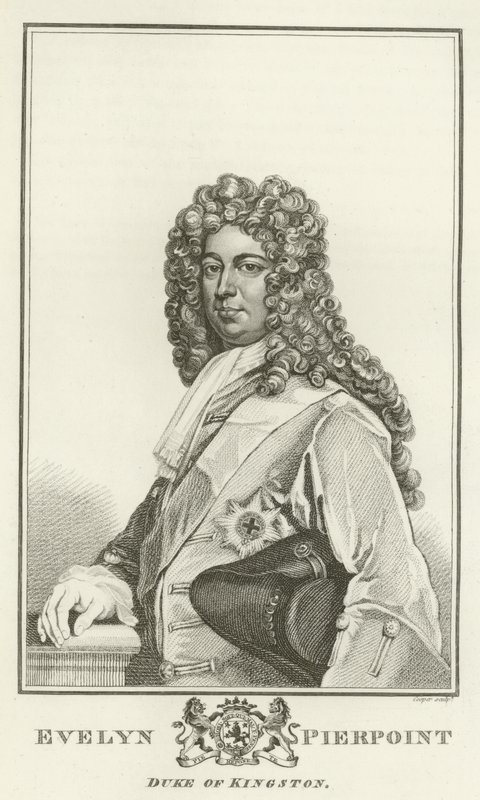 Evelyn Pierpoint, hertug af Kingston af Godfrey Kneller