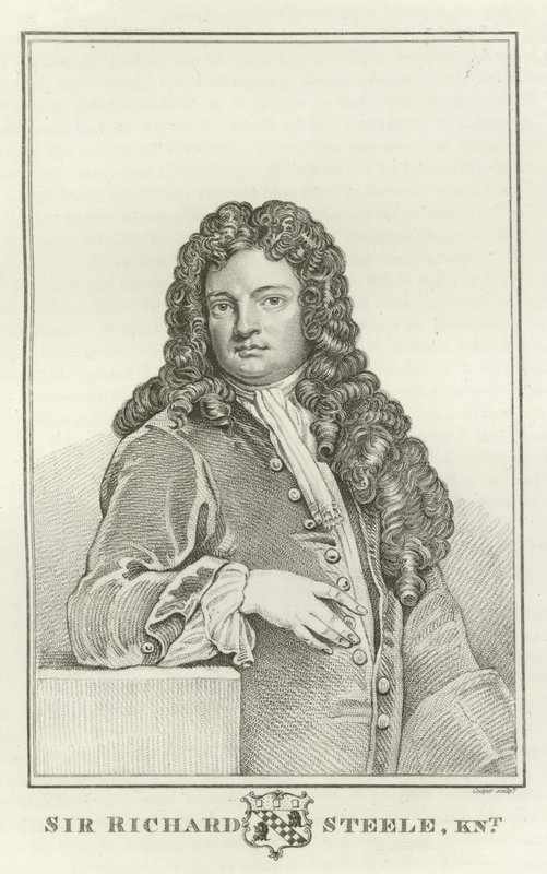 Sir Richard Steele, ridder af Godfrey Kneller