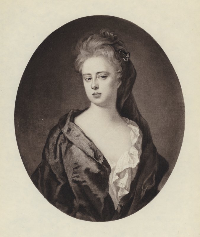Sarah Jennings, hertuginde af Marlborough (litho) af Godfrey (after) Kneller
