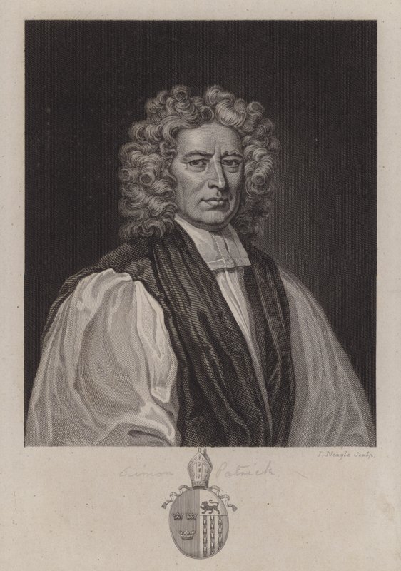 Simon Patrick, biskop af Ely (gravering) af Godfrey (after) Kneller