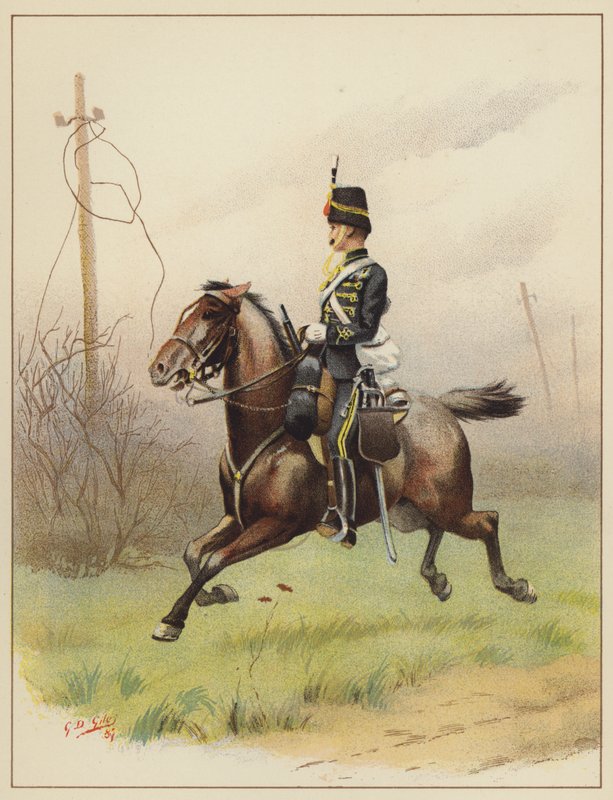 Den 10. (Prince of Wales Own Royal) Husarer af Godfrey Douglas Giles
