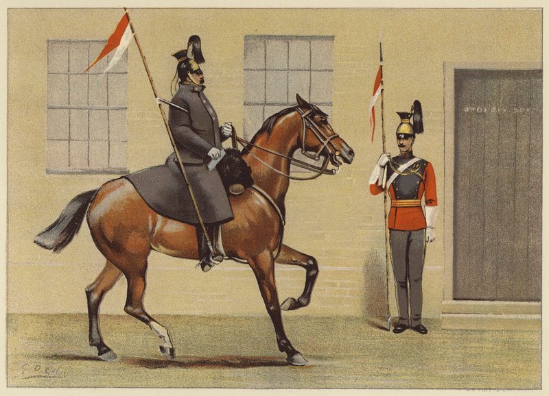 Den 16. (Queens) Lancers af Godfrey Douglas Giles