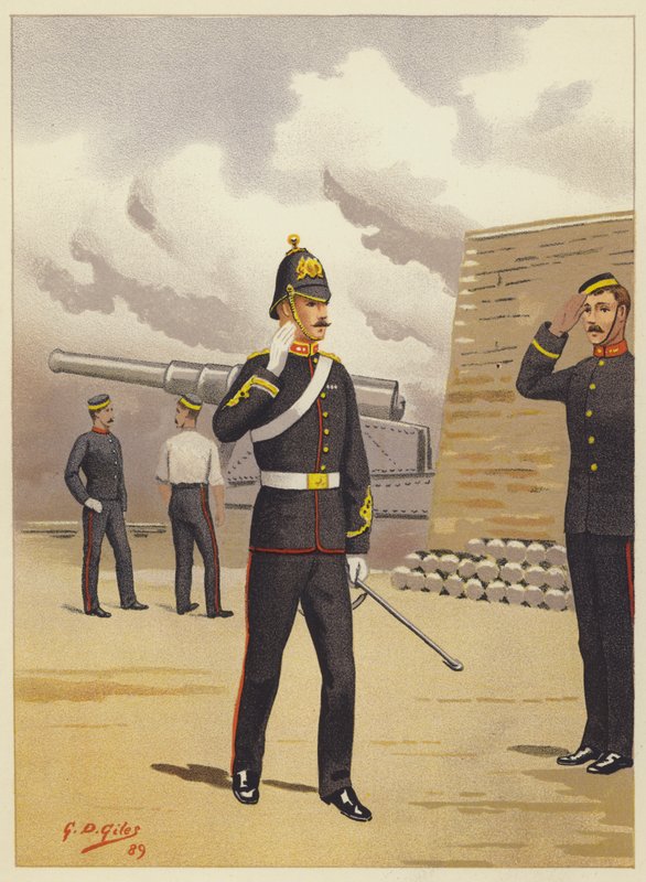 Det Kongelige Artilleri af Godfrey Douglas Giles