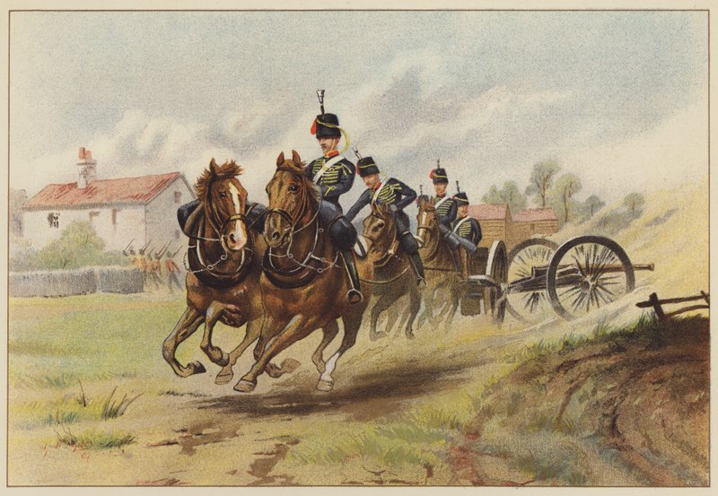 Det Kongelige Hesteartilleri af Godfrey Douglas Giles