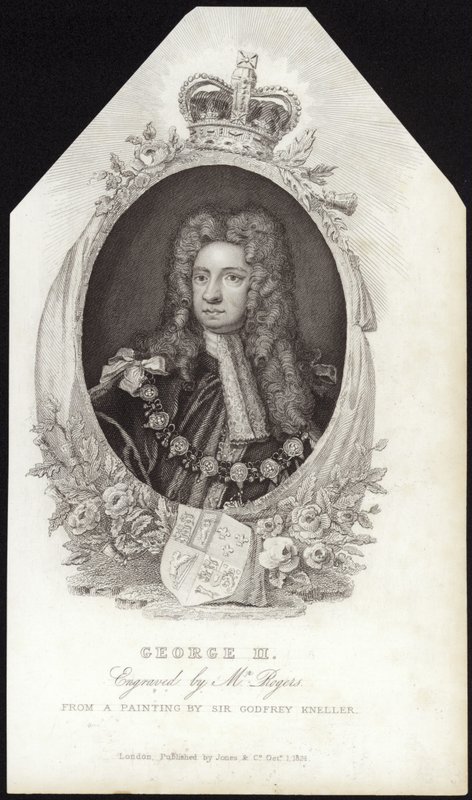 Kong George II af Storbritannien og Irland af Godfrey Kneller